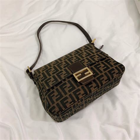 classic fendi baguette|authentic vintage Fendi handbags.